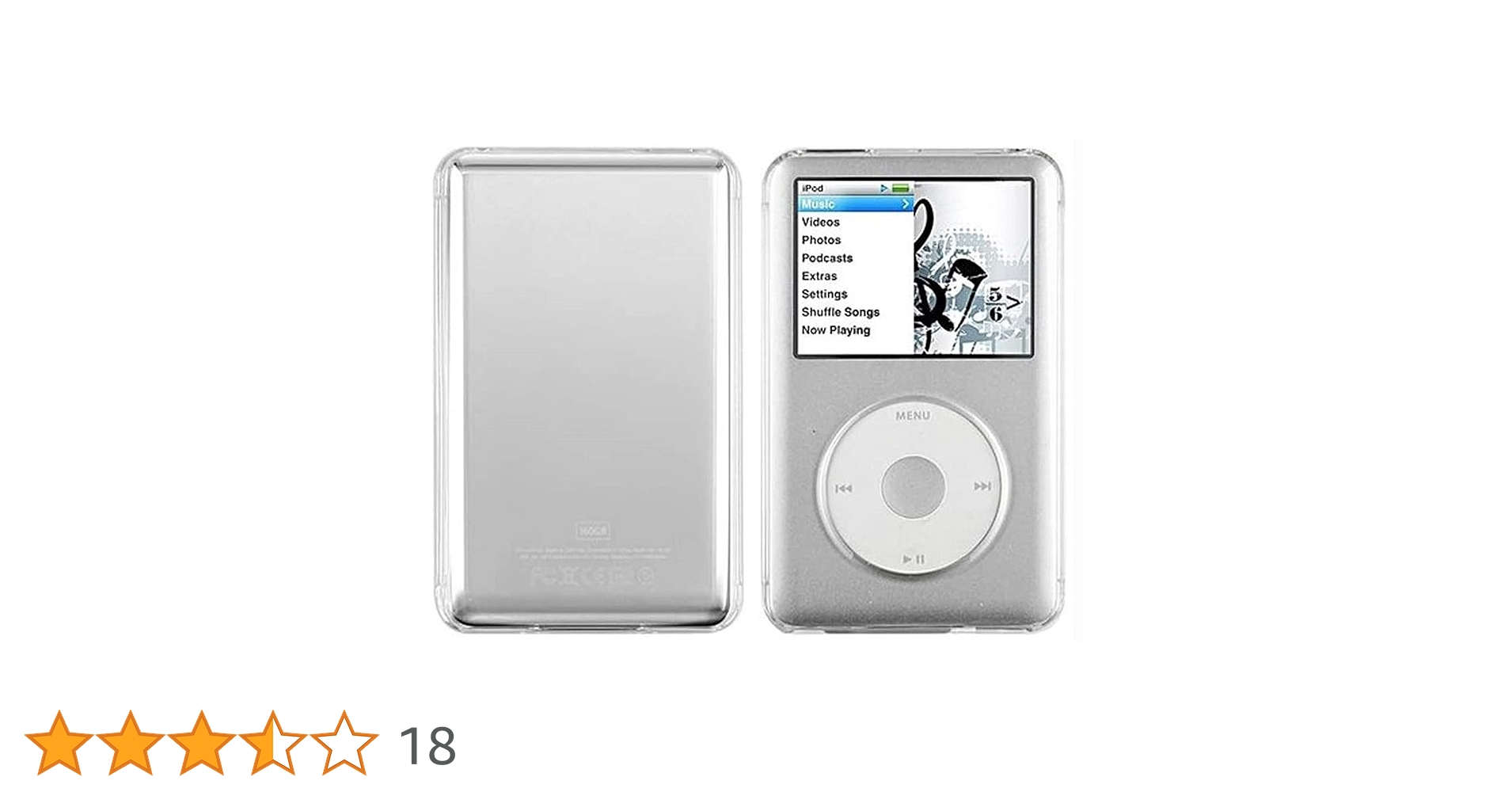 Amazon | iPod Classic 互換 クリスタルクリア保護ハードケース
